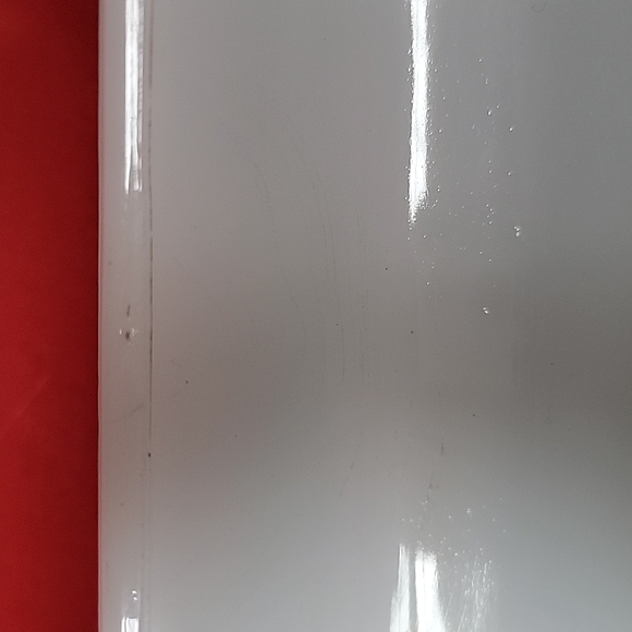 VINTAGE ANCHOR HOCKING FIRE KING #432 WHITE FRUIT HARVEST DESIGN 1.5 QT 12X6.5X2 - Picture 9 of 10